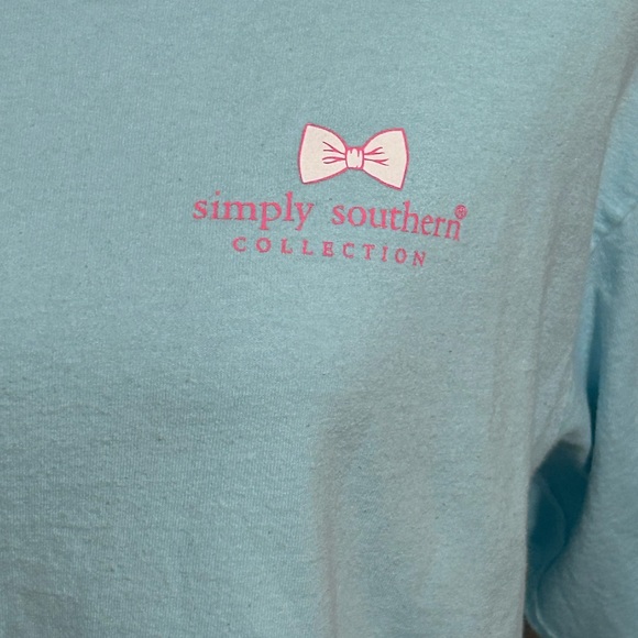 Simply southern size L long sleeve T-shirt, with scream,print on back and arm - Picture 3 of 13